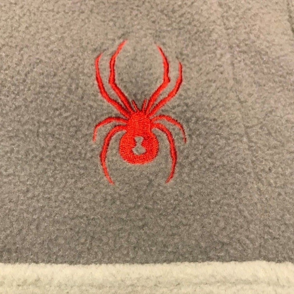 SPYDER Pull-Over 1/4 Button Polar Fleece Jacket - Picture 4 of 7